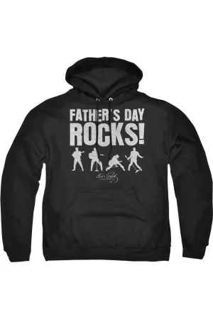 Elvis Presley Fathers Day Rocks Adult Pull Over Hoodie
