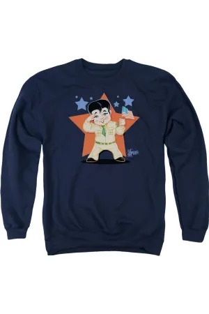 Elvis Presley Lil G I Adult Crewneck Sweatshirt