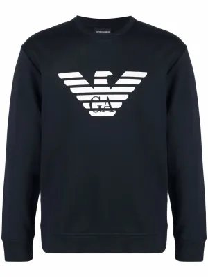 Emporio Armani Men's Sweaters blue