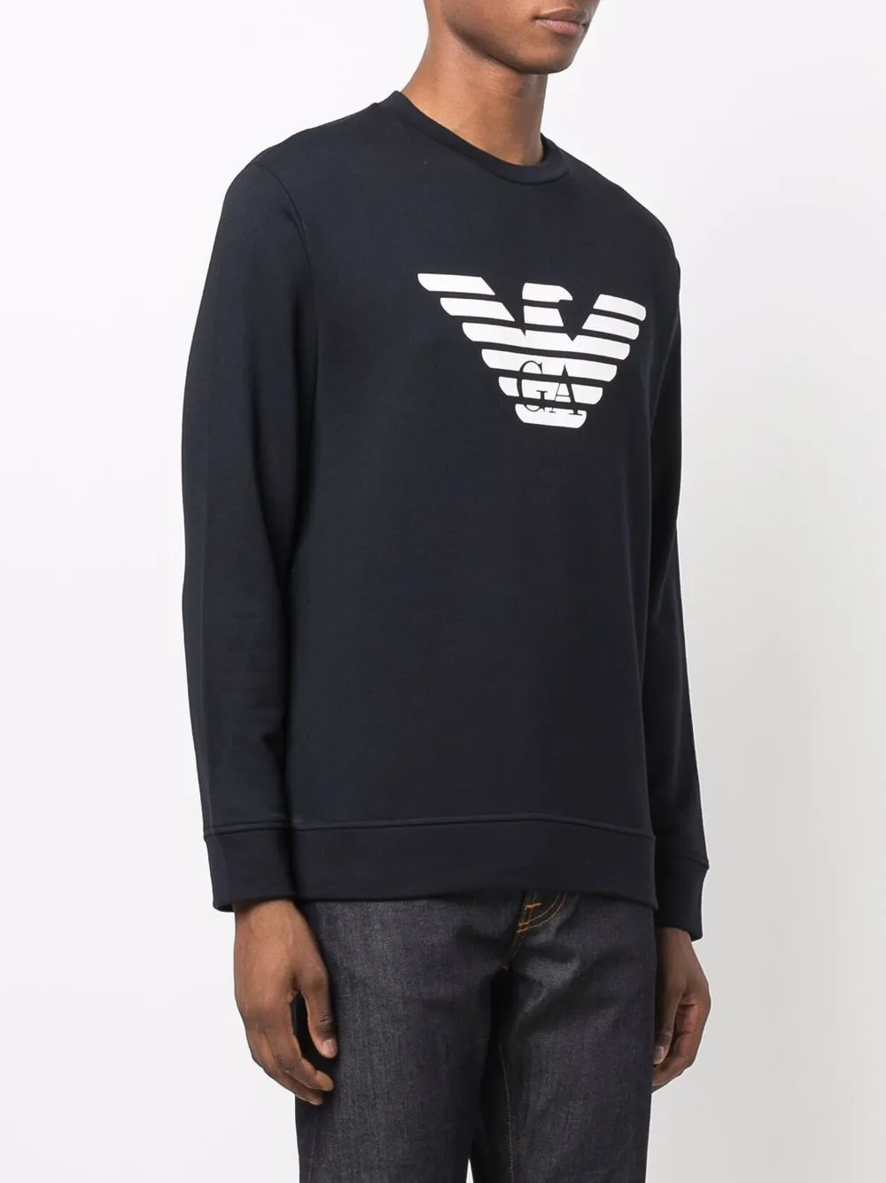 Emporio Armani Men's Sweaters blue