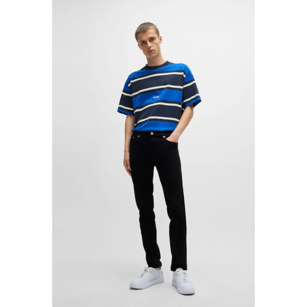 Extra-slim-fit jeans in black stretch denim