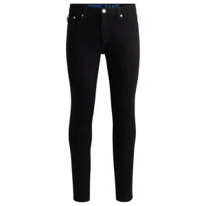 Extra-slim-fit jeans in black stretch denim