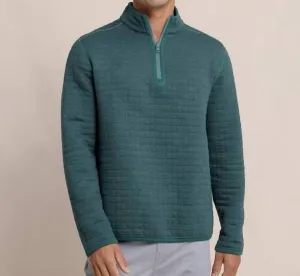 Fairwood Reversible Quarter Zip In Salt Meadow