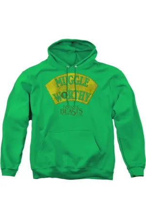 Fantastic Beasts Muggle Worthy Adult Pull Over Hoodie / Hooded Sweatshirt