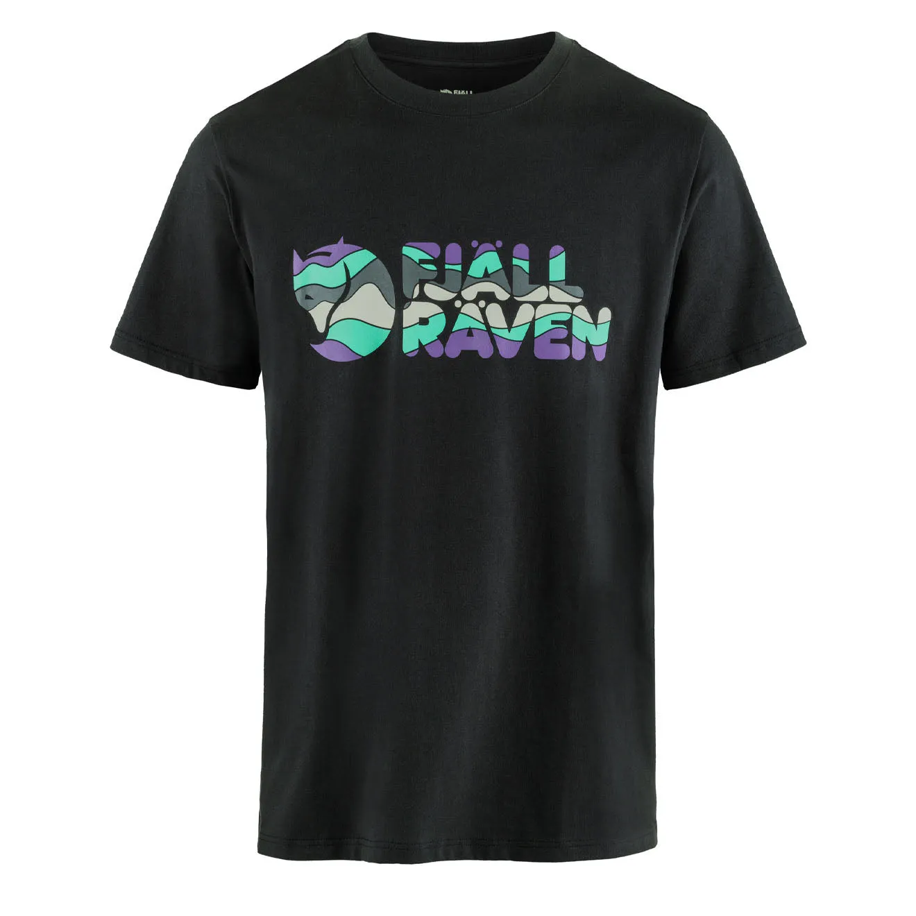 Fjallraven Multicolor Logo T-shirt Black