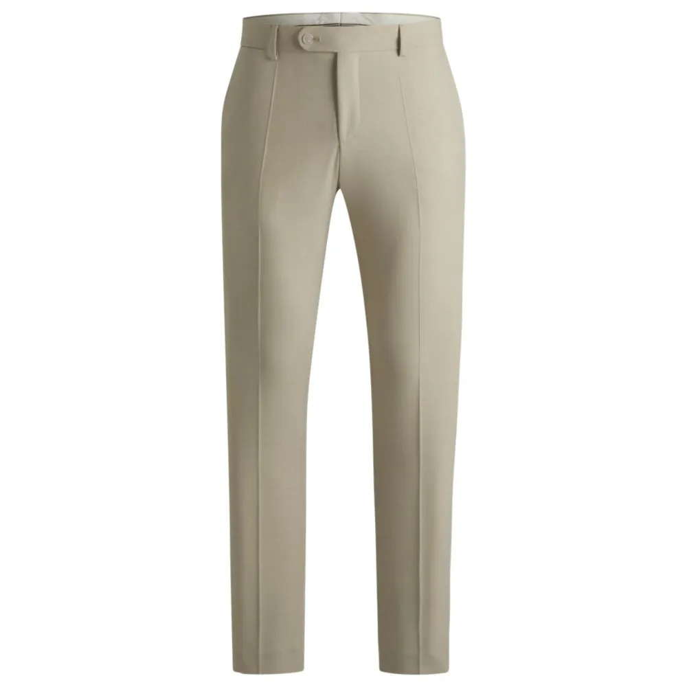 Formal trousers in washable super-flex fabric