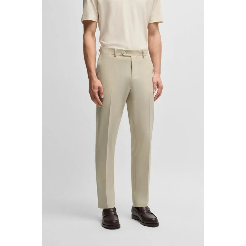 Formal trousers in washable super-flex fabric