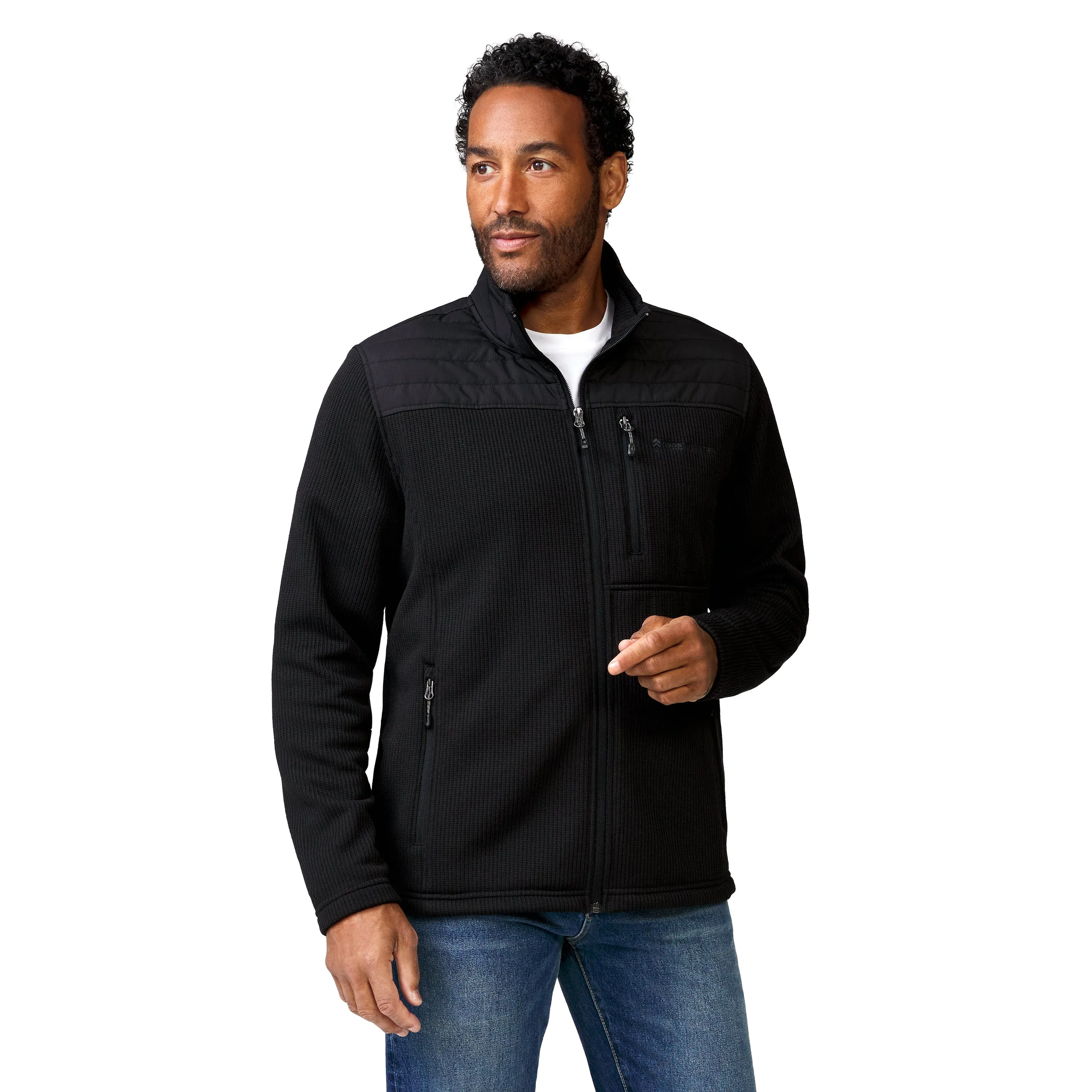 Free Country Men's Chayote Cable Fleece Jacket