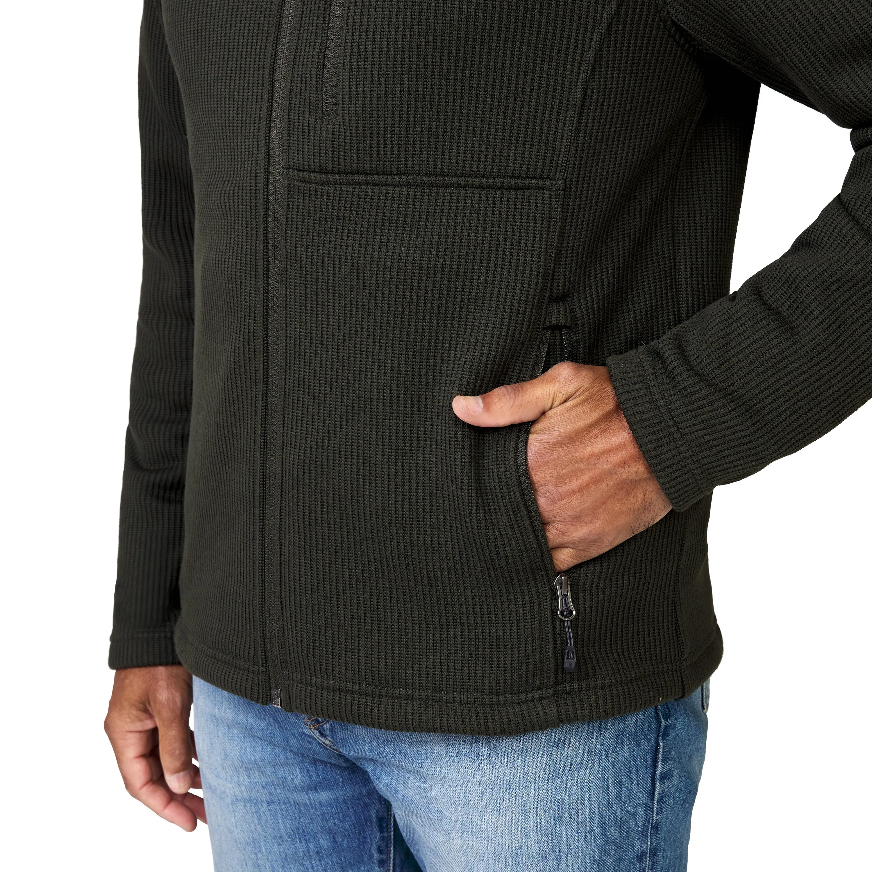 Free Country Men's Chayote Cable Fleece Jacket