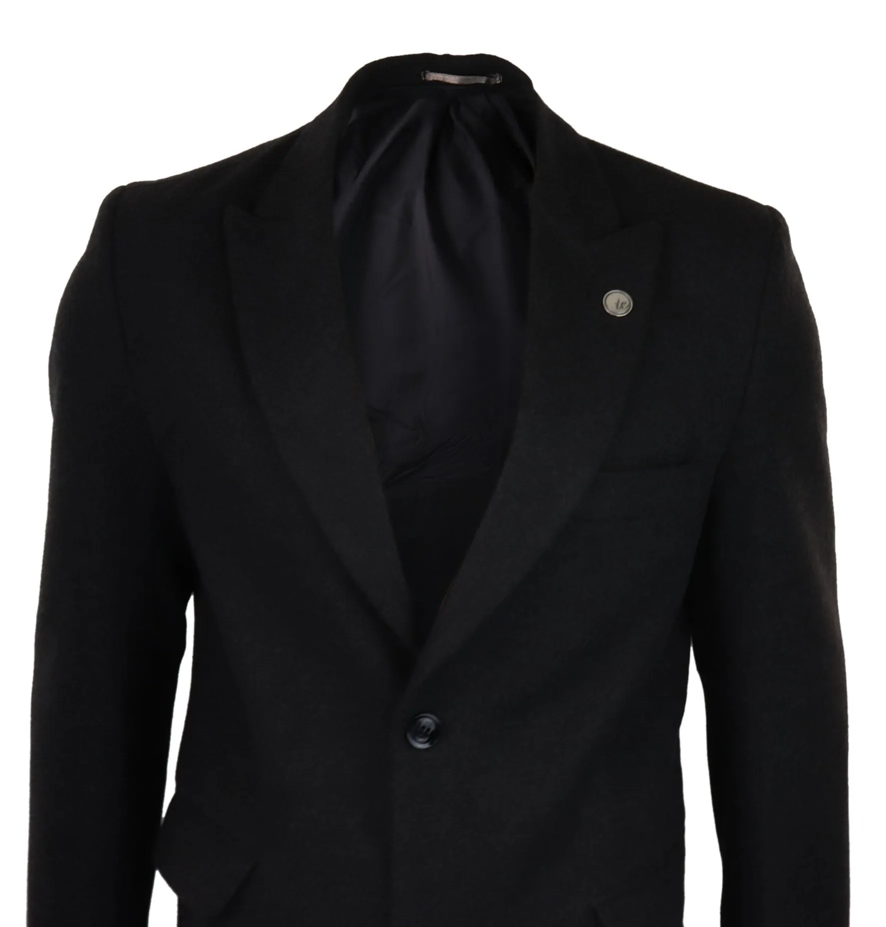 Full Length Overcoat Wool Mix Peaky Blinders
