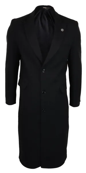 Full Length Overcoat Wool Mix Peaky Blinders