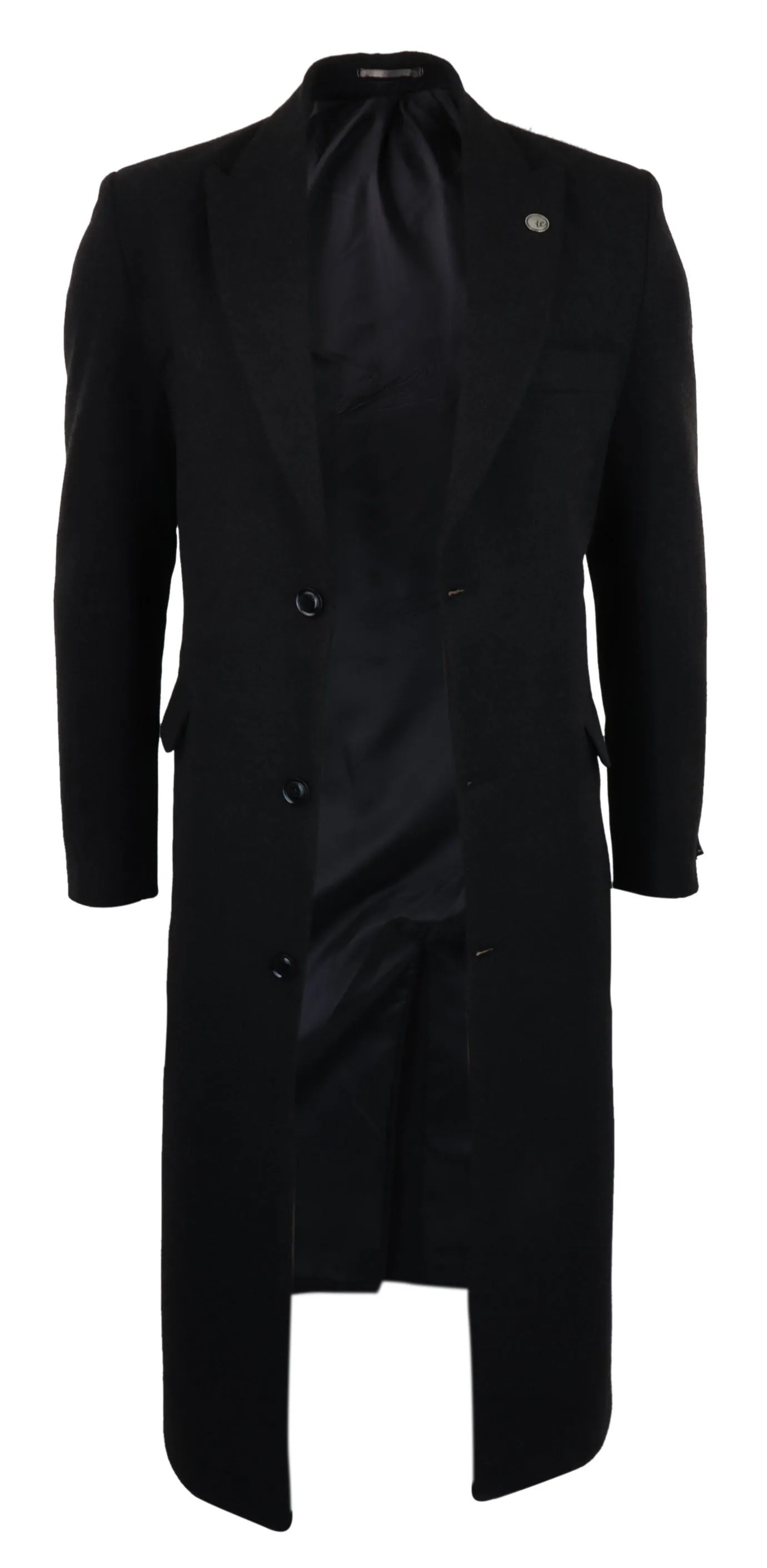 Full Length Overcoat Wool Mix Peaky Blinders