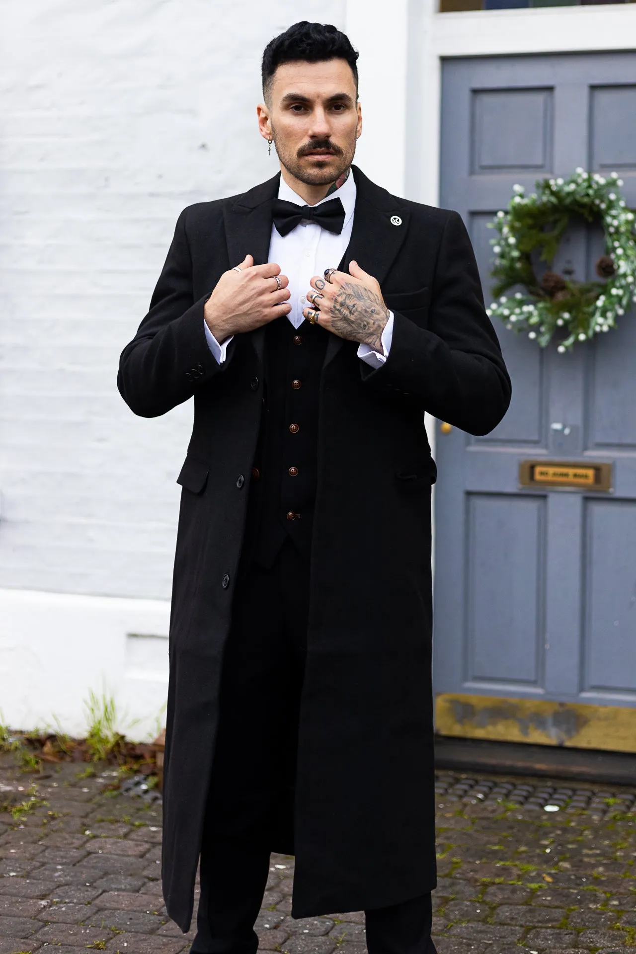 Full Length Overcoat Wool Mix Peaky Blinders