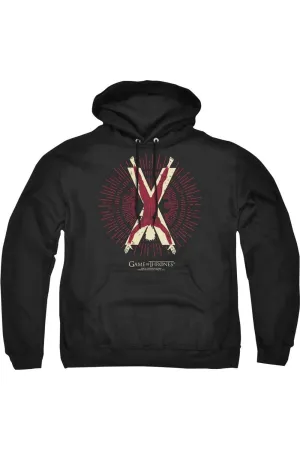 Game Of Thrones Bolton Burst Sigil Adult Pull Over Hoodie / Hooded Sweatshirt