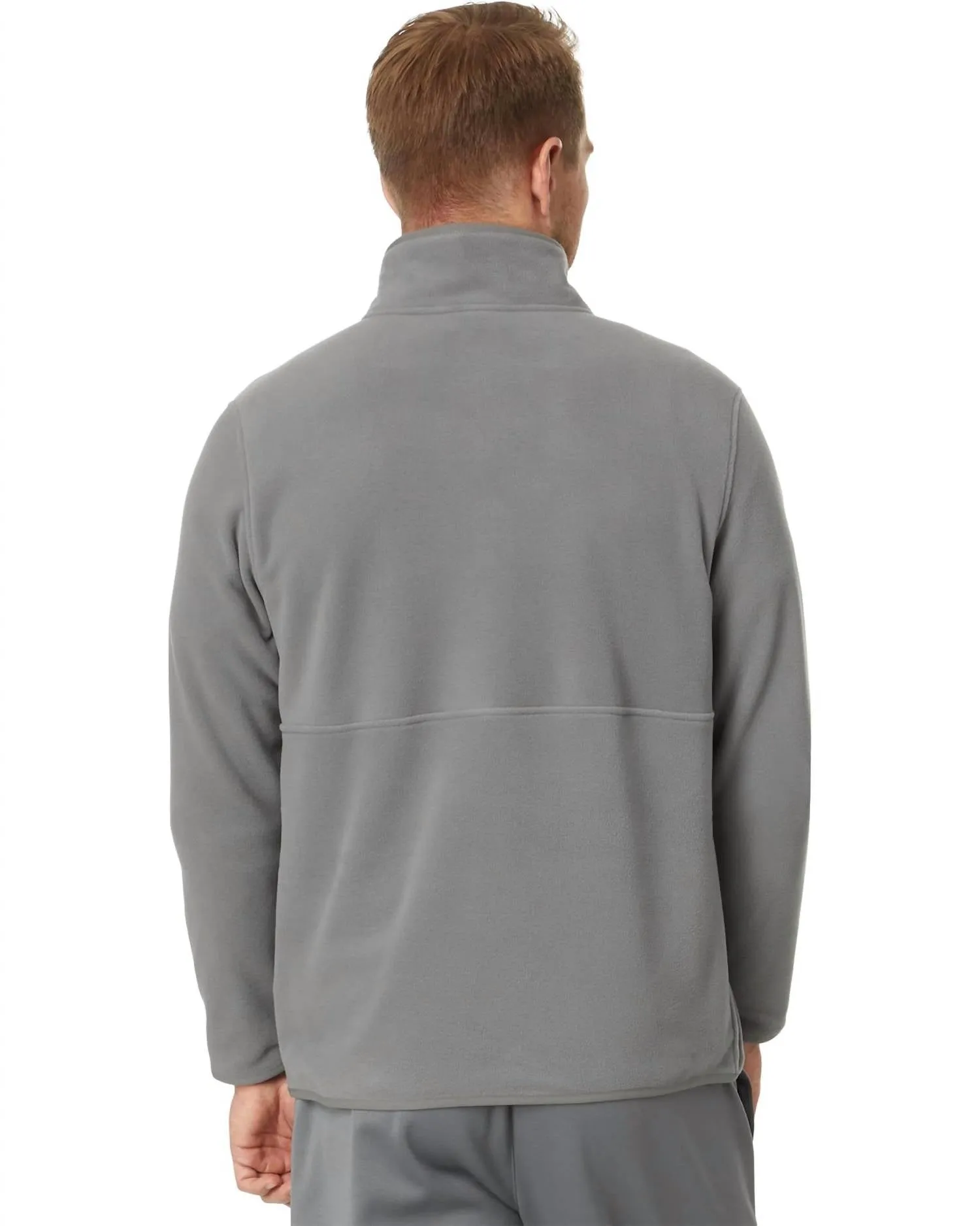 Glacier Fleece 1/2 Zip Jacket In Smoked Pearl