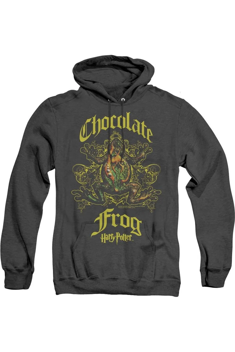 Harry Potter Chocolate Frog Adult Heather Hoodie / Hooded Sweatshirt