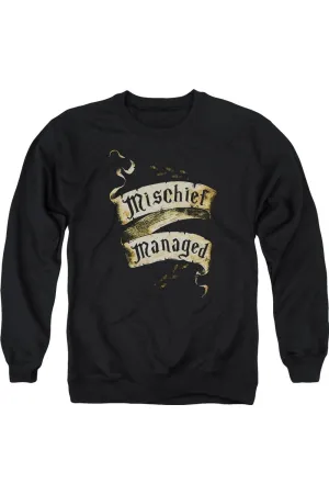 Harry Potter Mischief Managed Adult Crewneck Sweatshirt