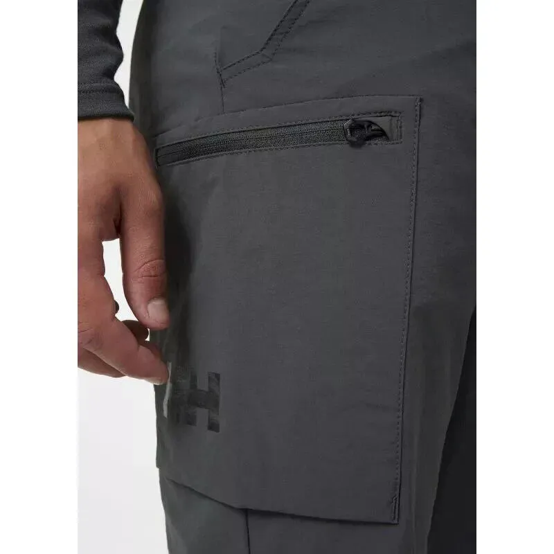 Helly Hansen Brono Shorts Men's Large Gray Stretch Softshell Cargo Hiking ERK554