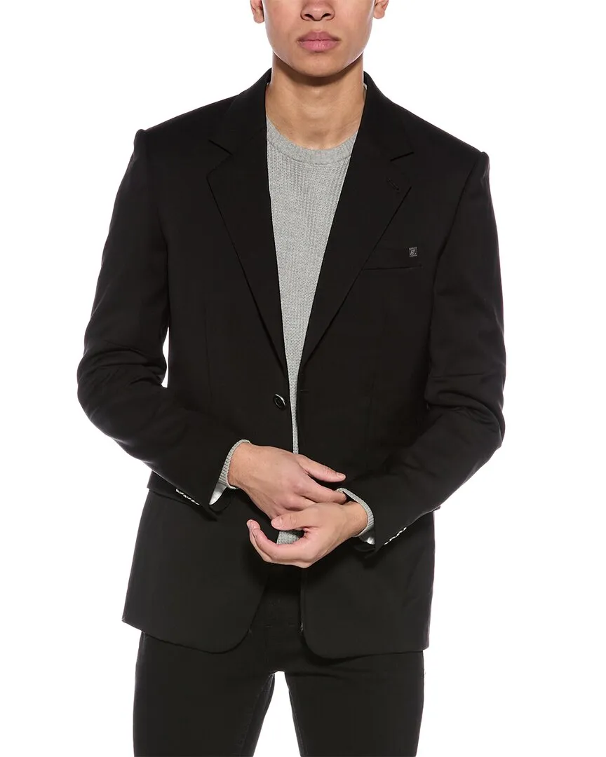 Helmut Lang Curve Classic Wool Blazer