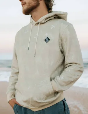 Helsinki Cotton Hoodie In Beige