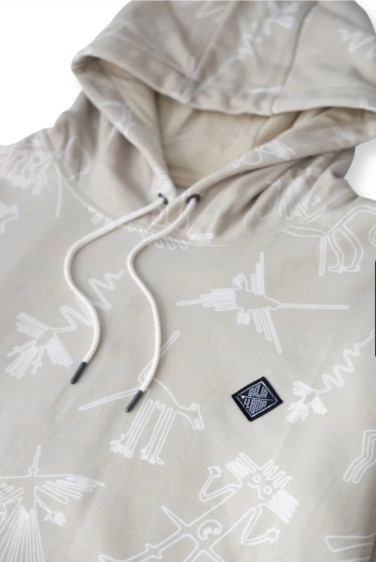 Helsinki Cotton Hoodie In Beige