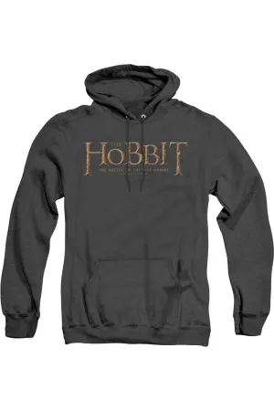 Hobbit Logo Adult Heather Hoodie / Hooded Sweatshirt