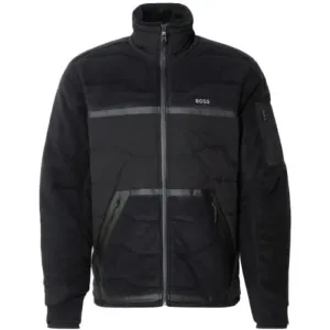 Hugo Boss Men's Snoozy Fleece Puffer Coat, Black