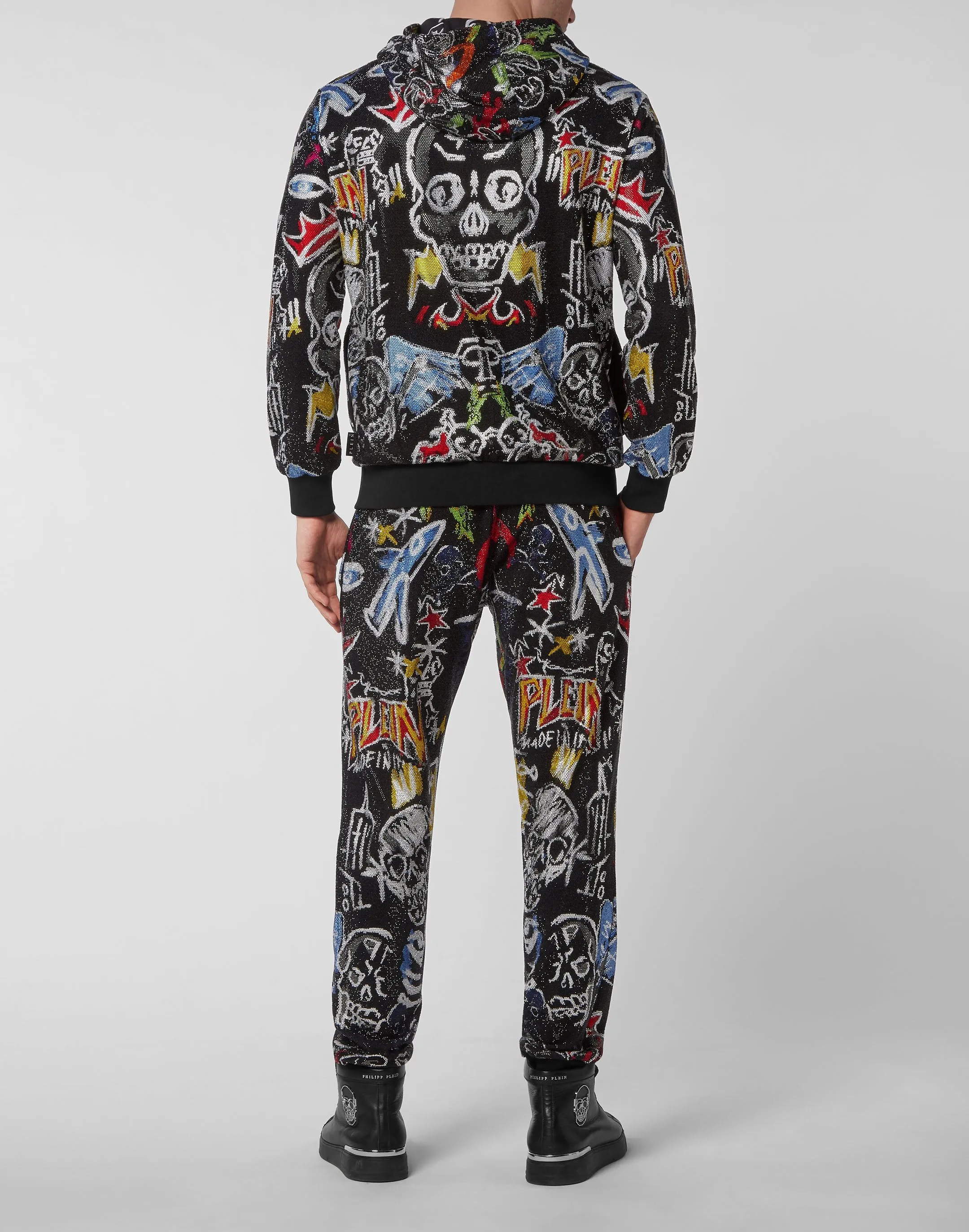 Jogging tracksuit:Hoodie/Trousers Crystals