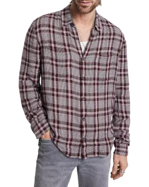 John Varvatos Cole Yarn Dye Sport Shirt