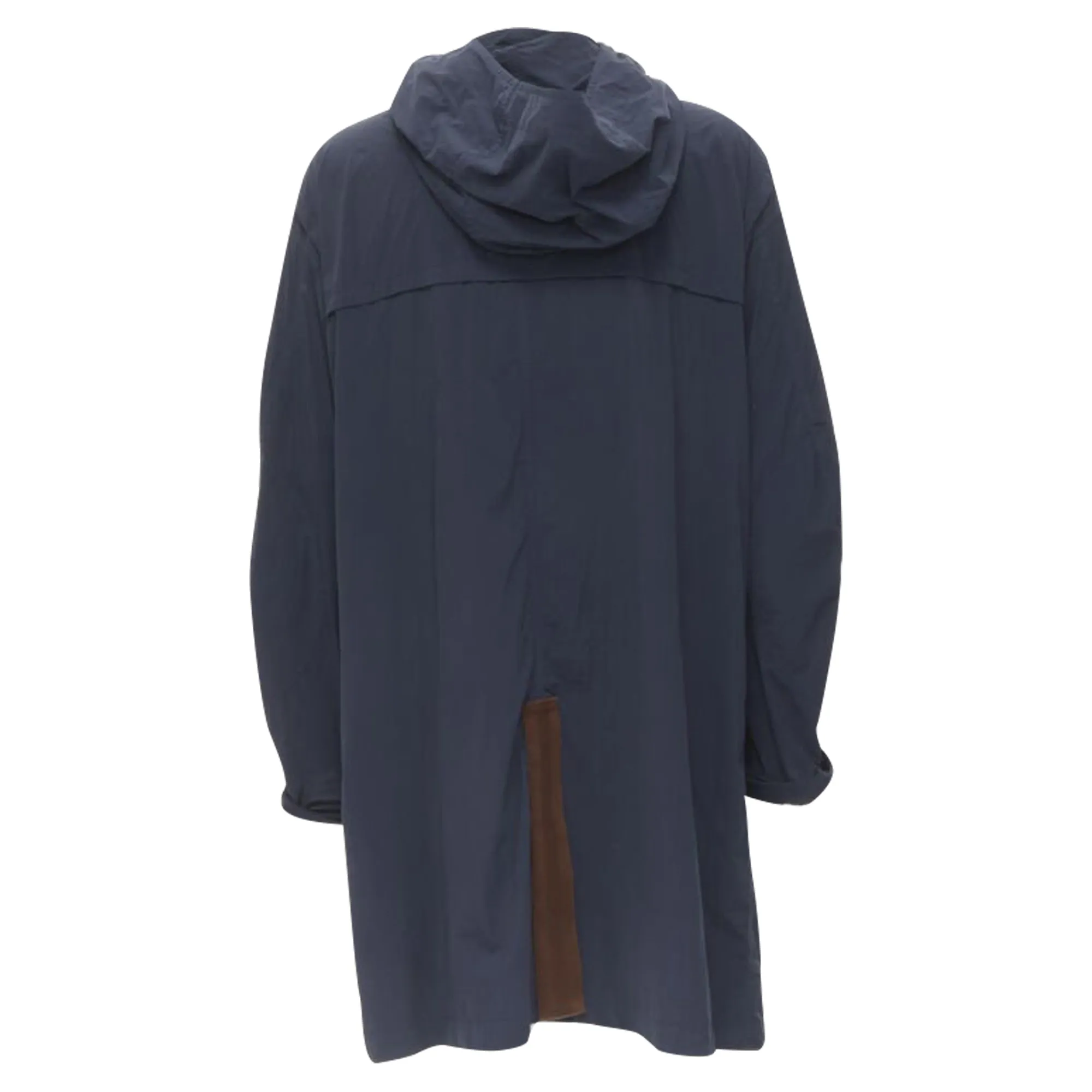Kolor rope wood toggle button parka jacket