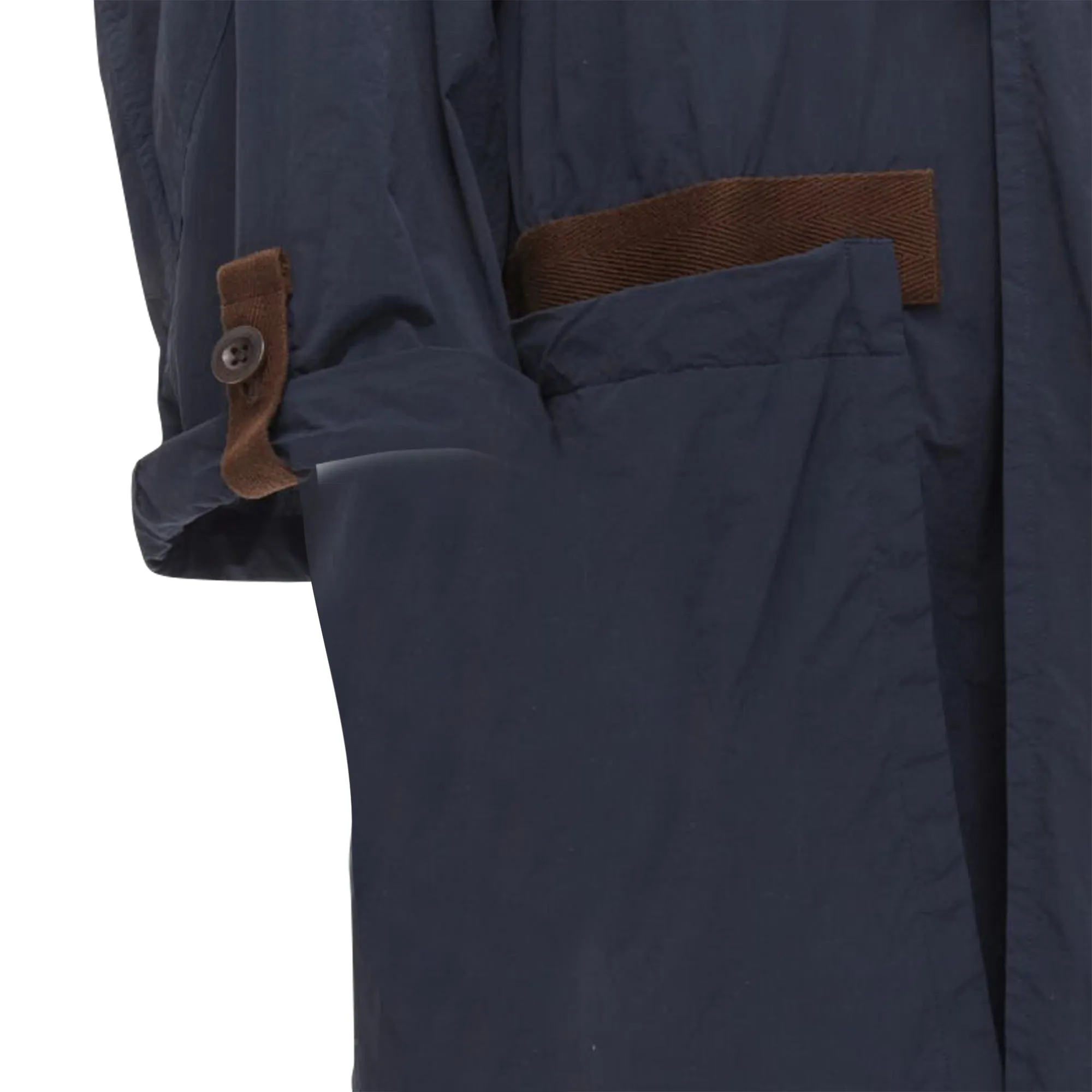 Kolor rope wood toggle button parka jacket