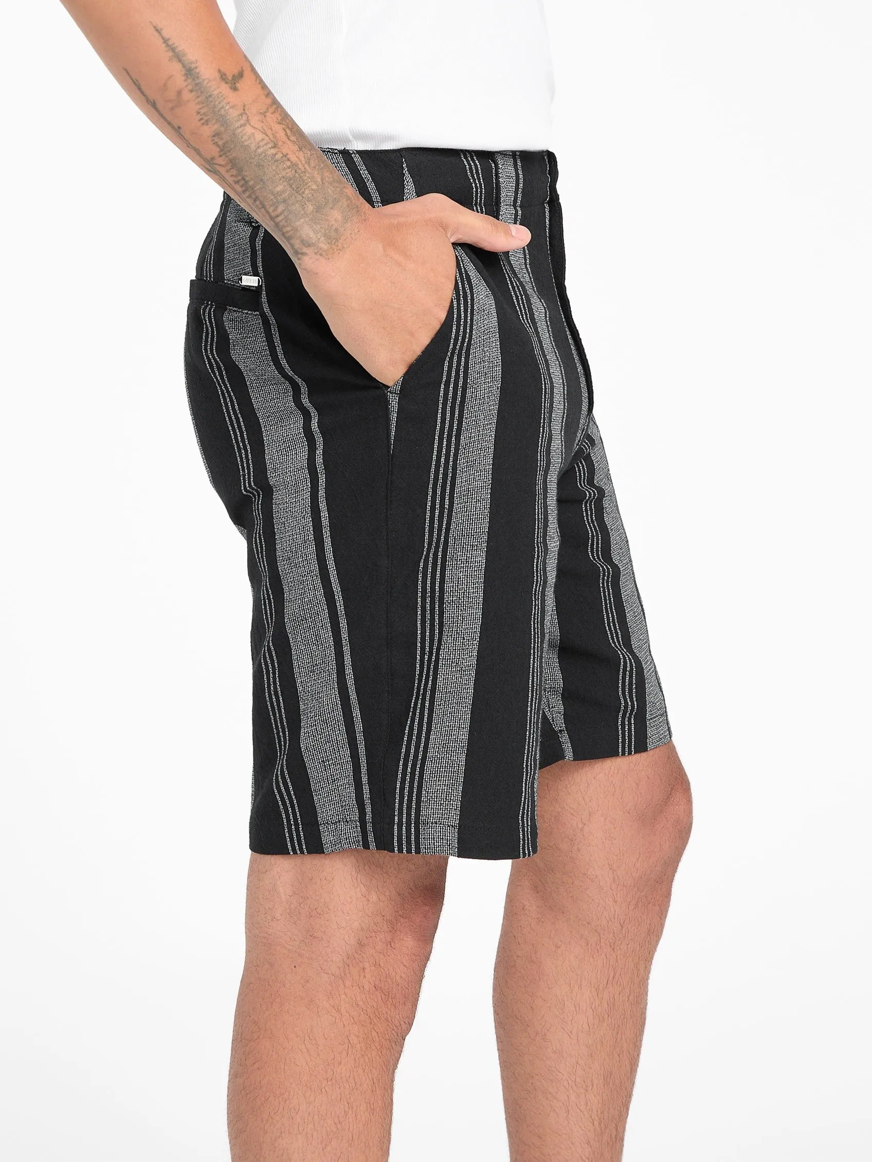 Koven Striped Shorts