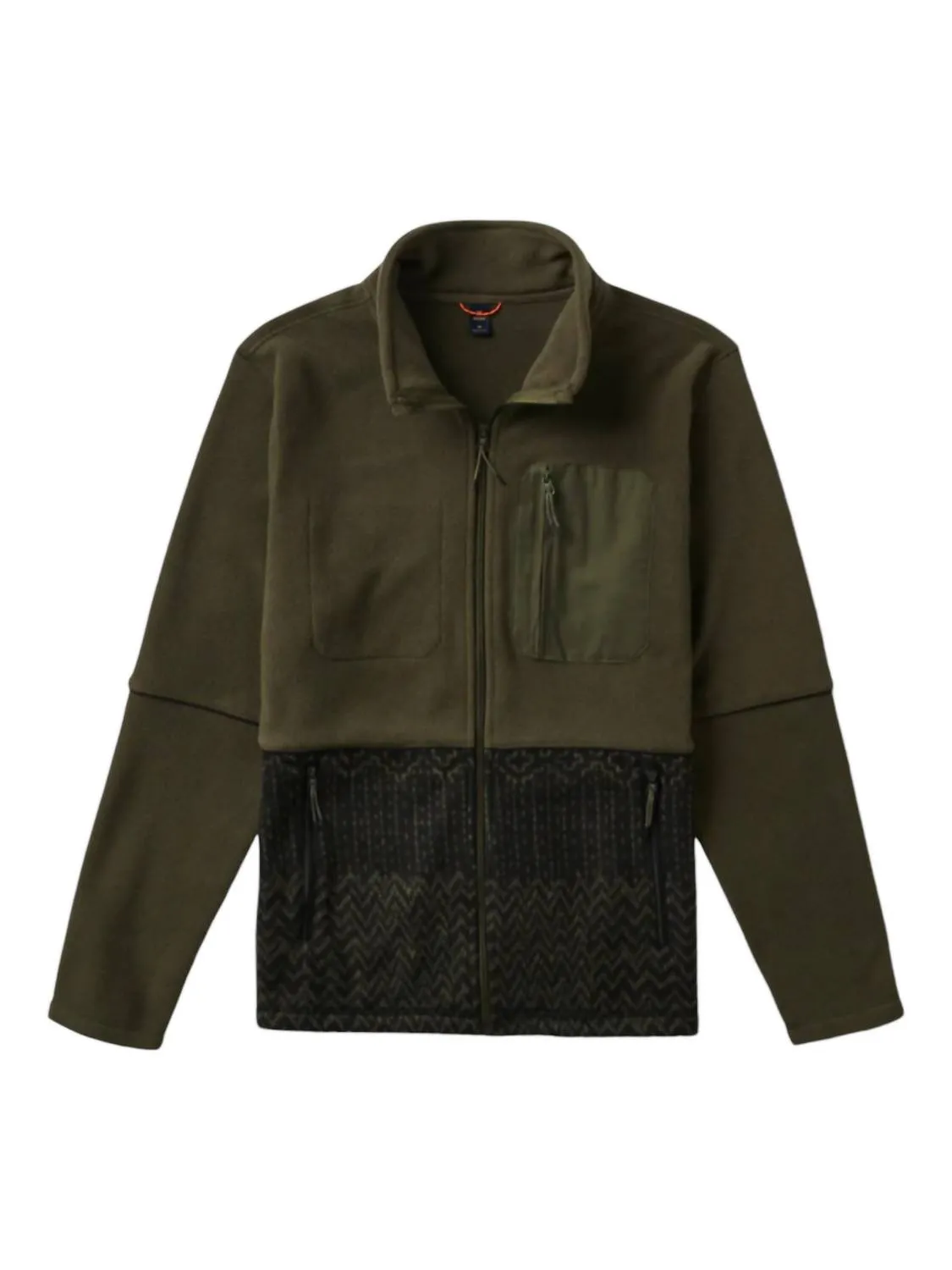 Landfall Fleece Jacket In Military Sashiko