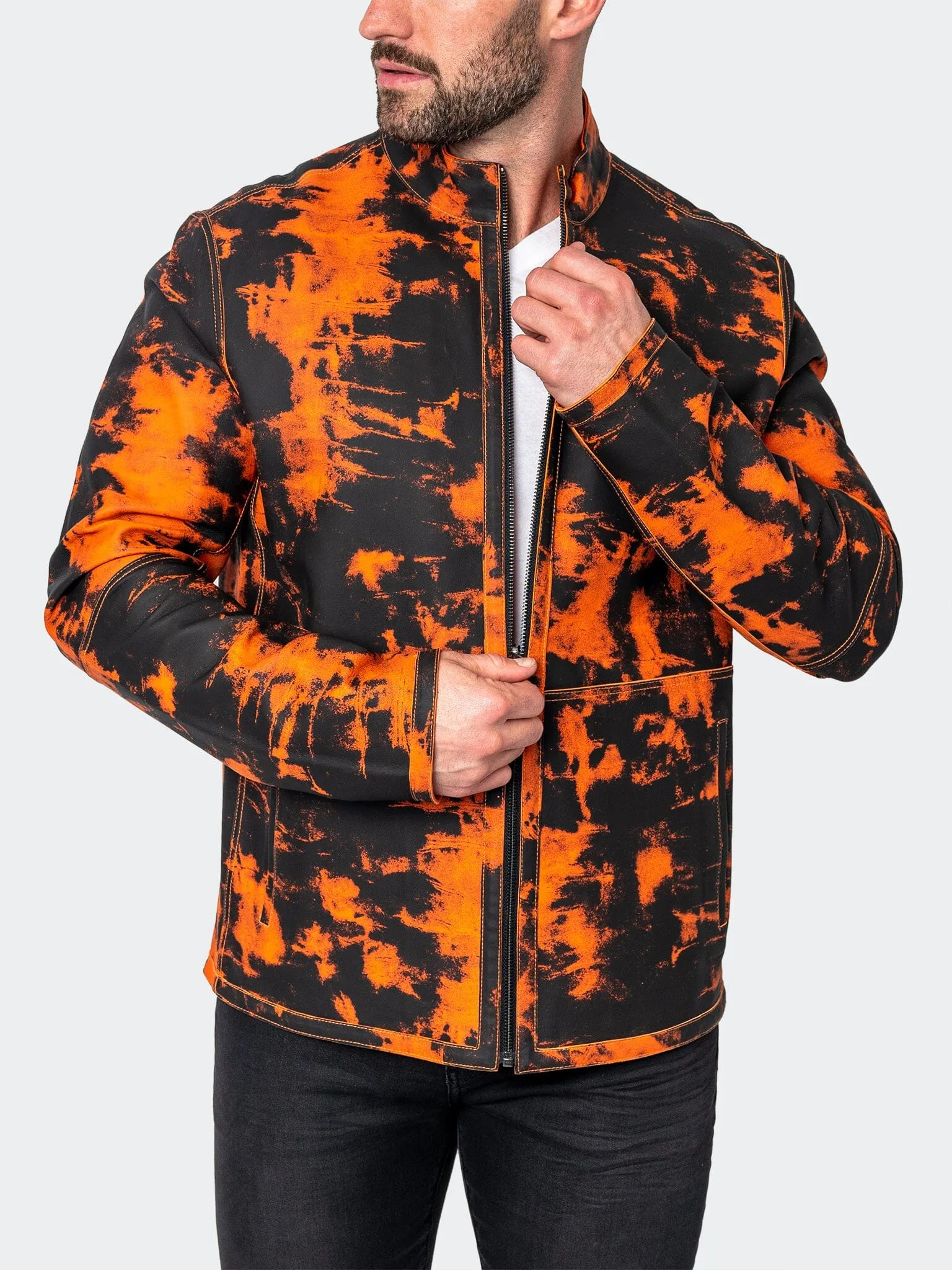 Leather Lab Orange