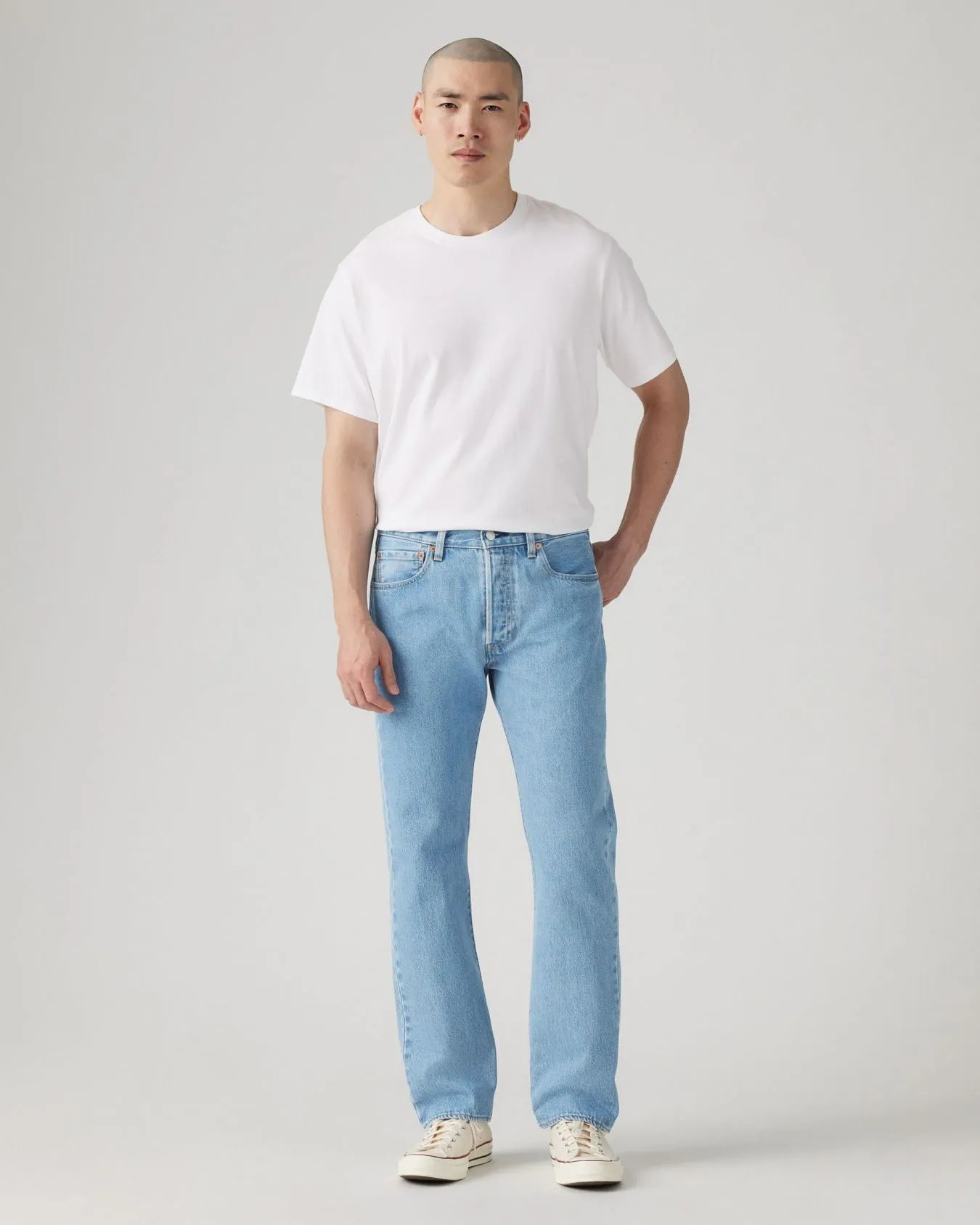 Levi's® 501 Original Regular Fit Mens Jeans - Ferry Building Blue