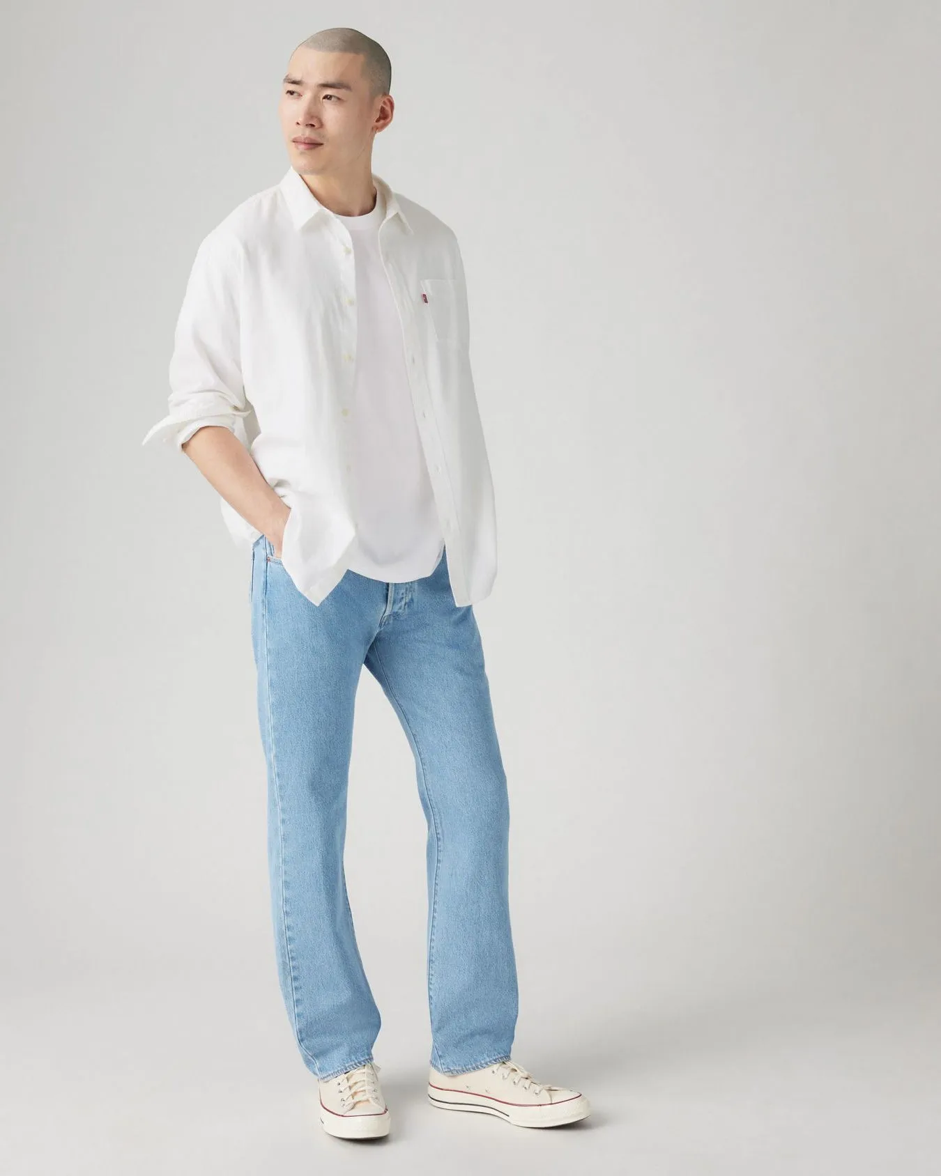 Levi's® 501 Original Regular Fit Mens Jeans - Ferry Building Blue