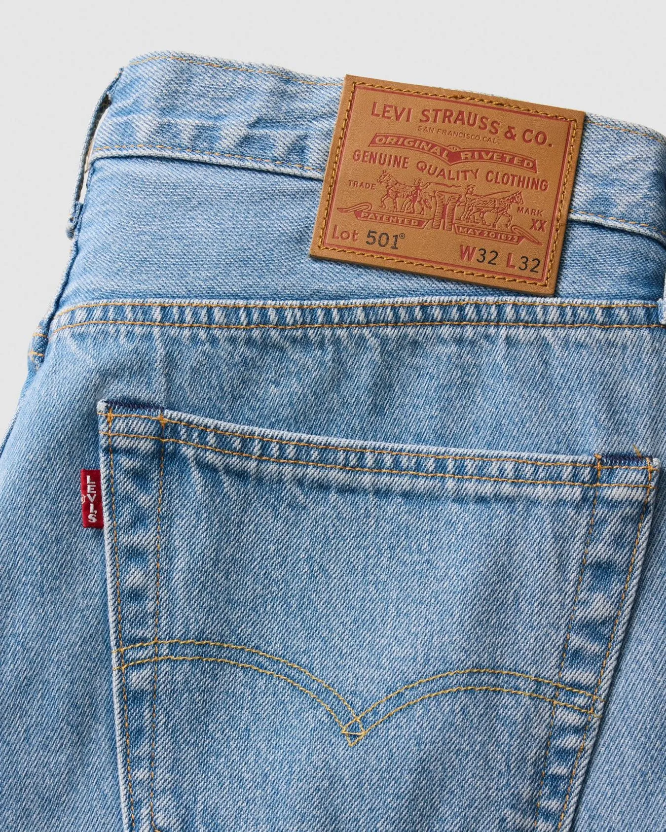 Levi's® 501 Original Regular Fit Mens Jeans - Ferry Building Blue