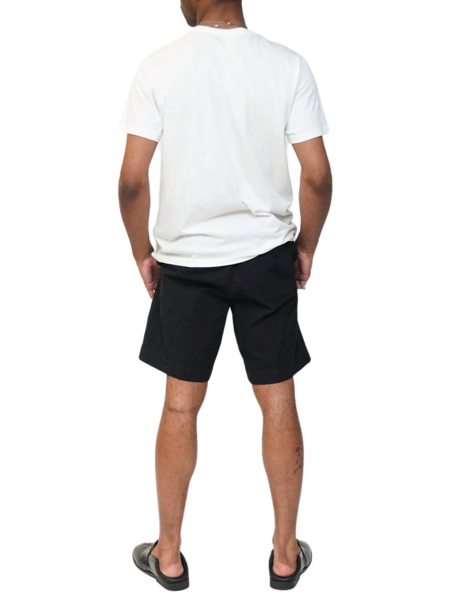 Linen Basket Short In Black