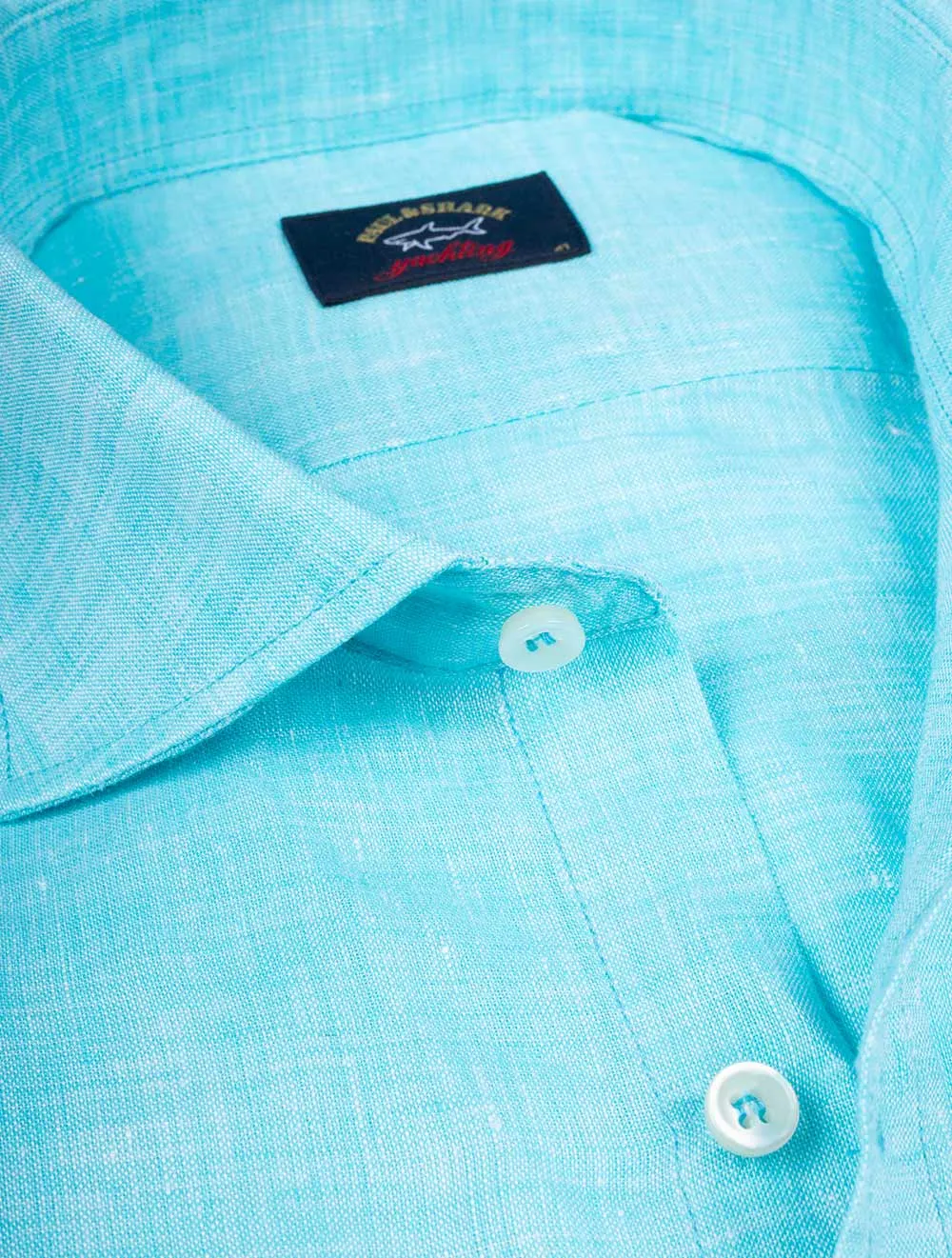 Linen Shirt Aqua