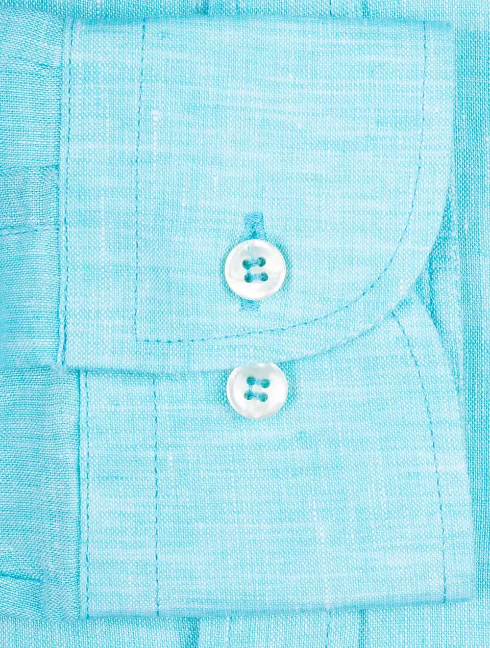 Linen Shirt Aqua