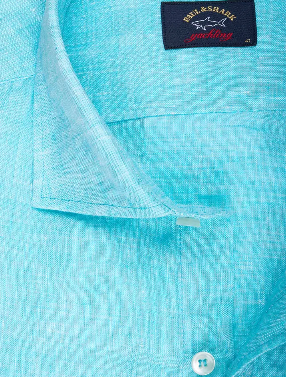Linen Shirt Aqua