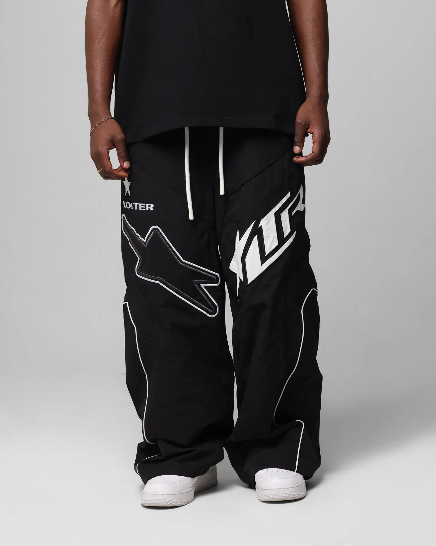 Loiter Motocross Parachute Pants Black