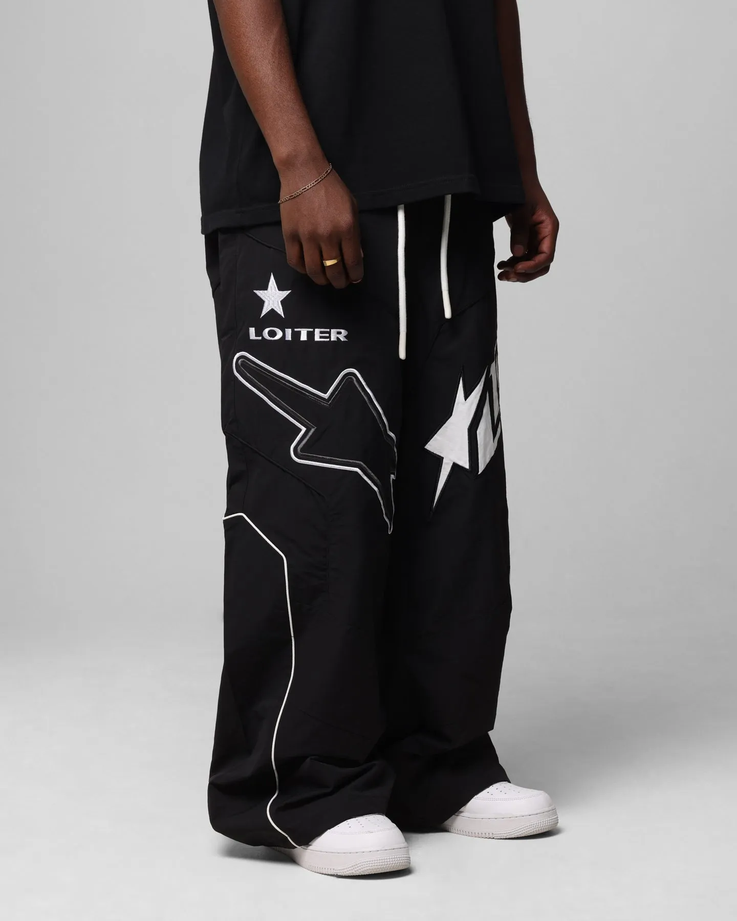 Loiter Motocross Parachute Pants Black