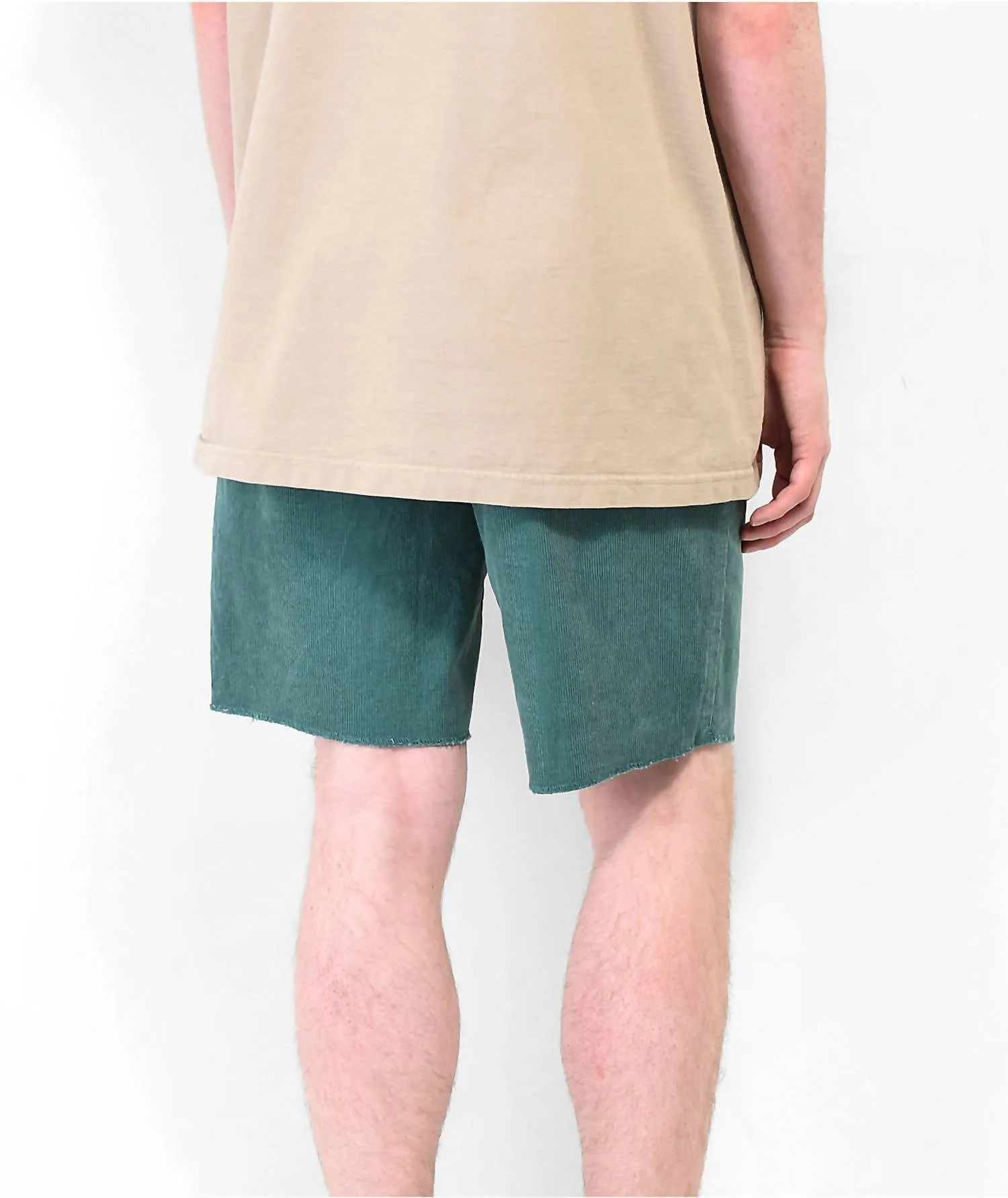 Madrid Ii Spruce Corduroy Shorts In Green