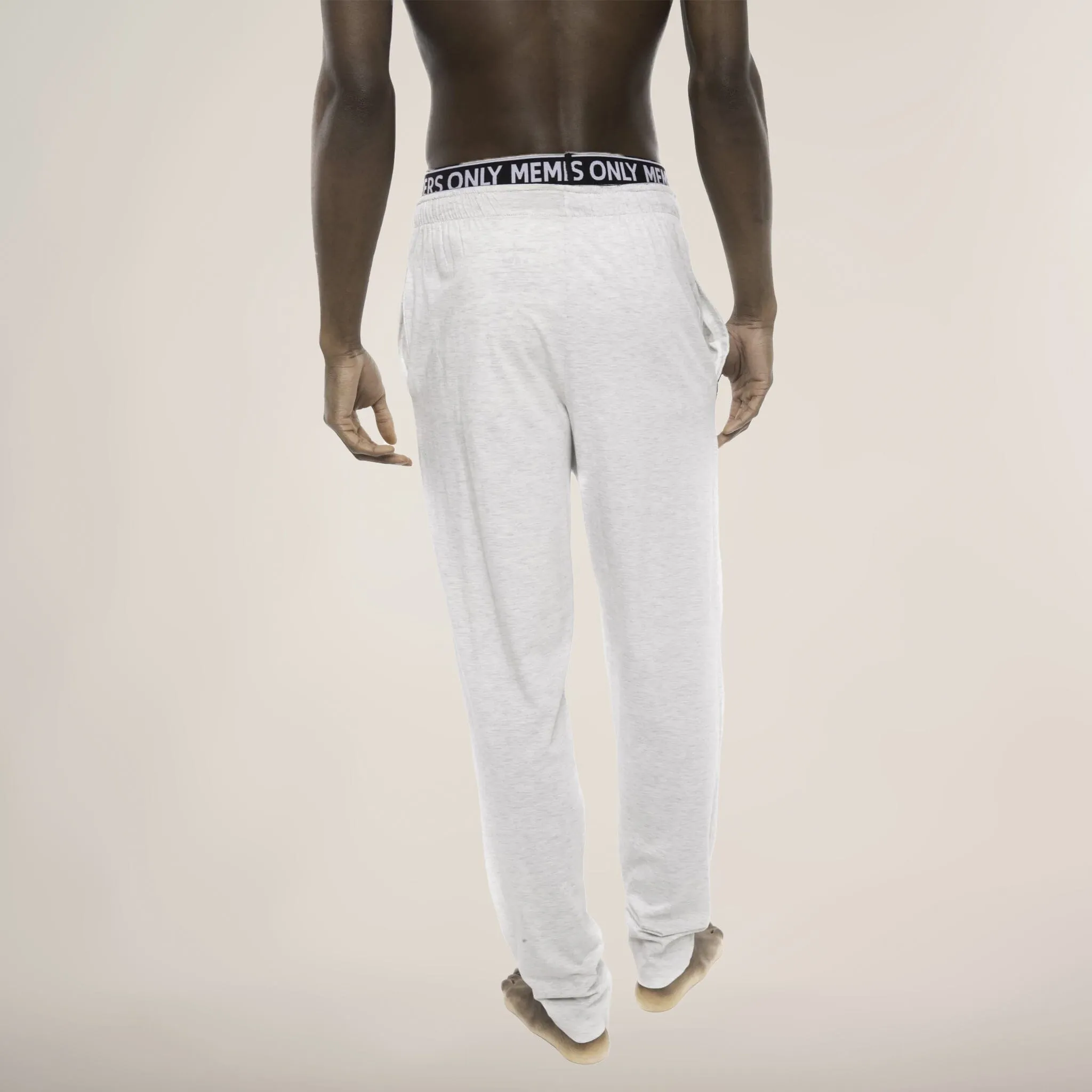 Members Only Heather Contrast Elastic Sleep Pants