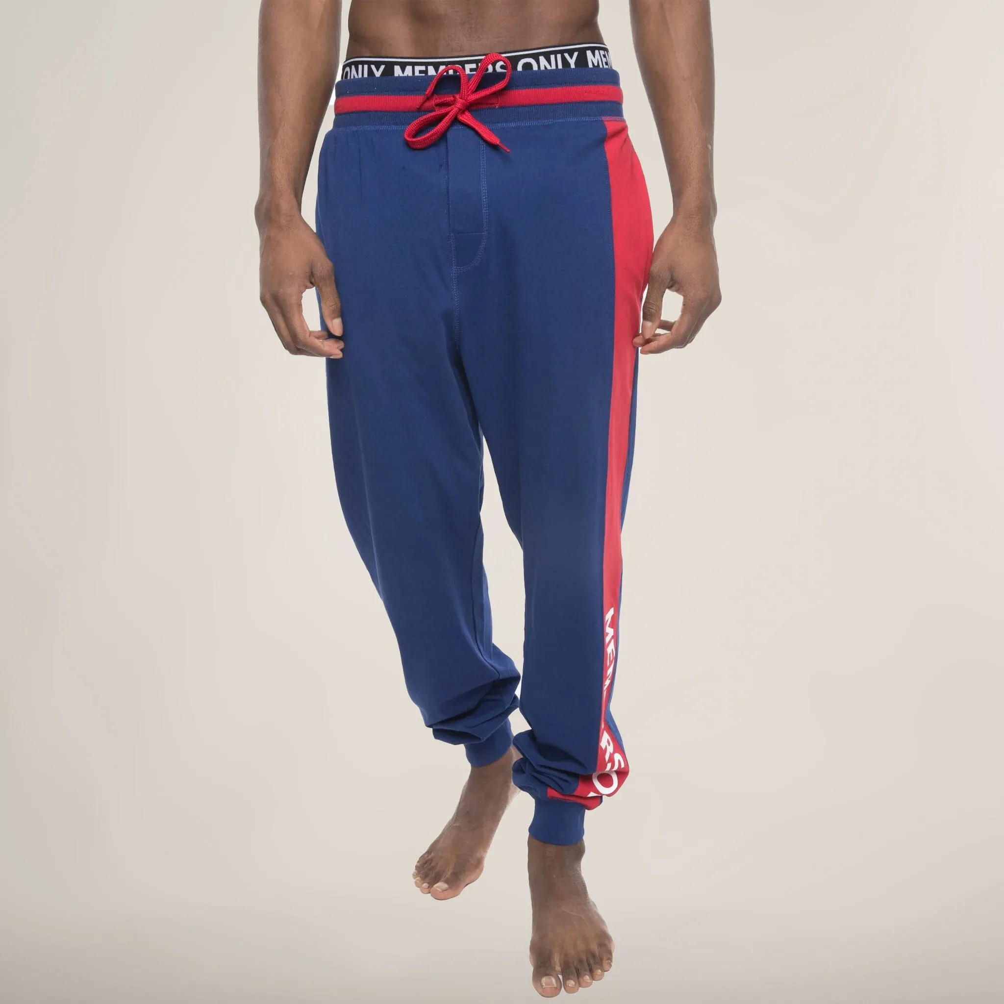 Members Only Logo Leg Jersey Sleep Jogger