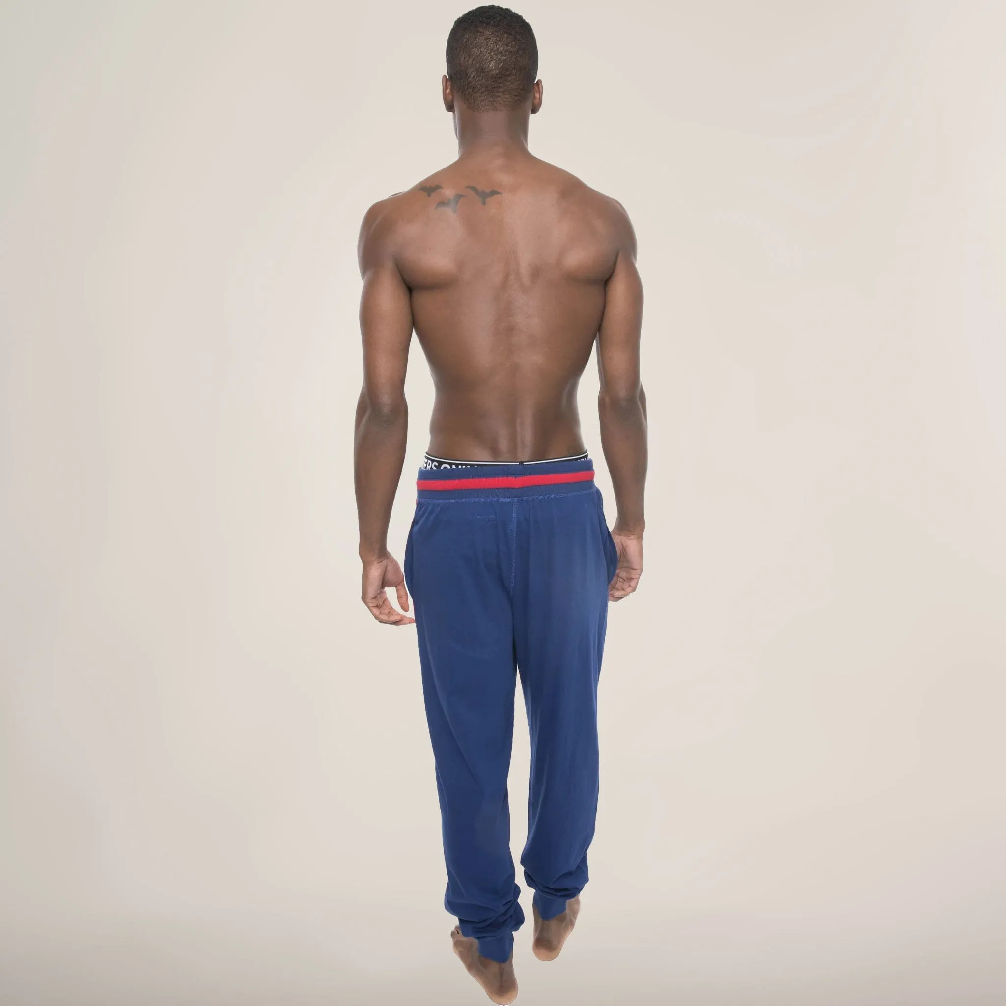 Members Only Logo Leg Jersey Sleep Jogger