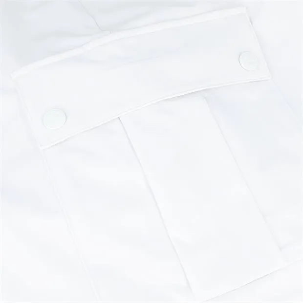 Men Cargo Jogger Pants White