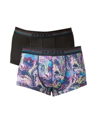 Men's 2-Pack Brazilian Trunk Underwear In Pageant Blue/black