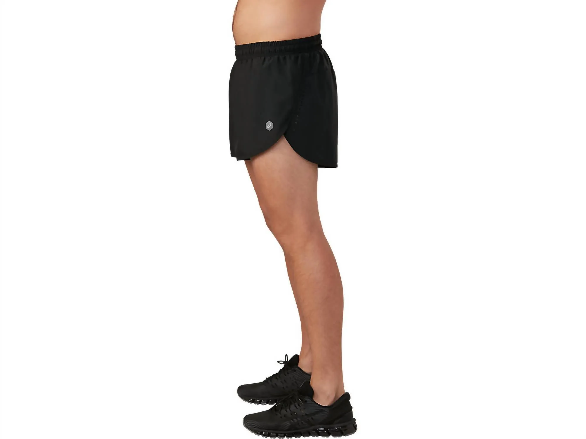 Men's 3" Split Short In Black